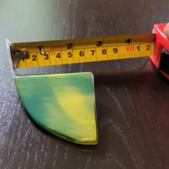 Glass art brooch pin, very eye catching for jacket / blazer lapel. NEW Jewellery - Picture 9 of 11